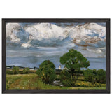 Landscape in Csik (Transylvania) by Istvan Nagy, framed poster, view 2