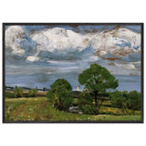 Landscape in Csik (Transylvania) by Istvan Nagy, framed poster, view 3