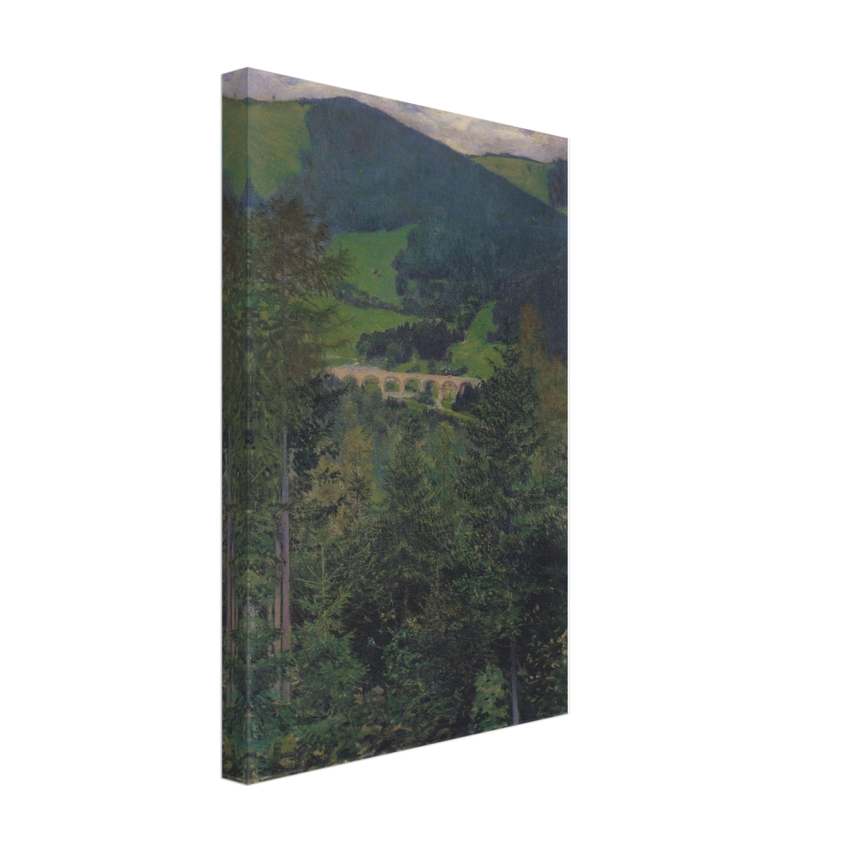 Landscape in Semmering by Koloman Moser, canvas, view 2