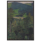 Landscape in Semmering by Koloman Moser, framed poster