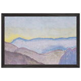 Landscape in Semmering with view of Rax by Koloman Moser, framed poster, view 2
