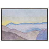 Landscape in Semmering with view of Rax by Koloman Moser, framed poster