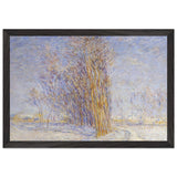 Landscape in Snow by Gustave Loiseau, framed poster, view 2