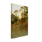 Landscape by Ipolit Strambu, canvas, view 2