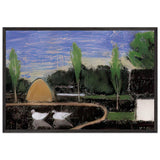 Landscape by Istvan Nagy, framed poster