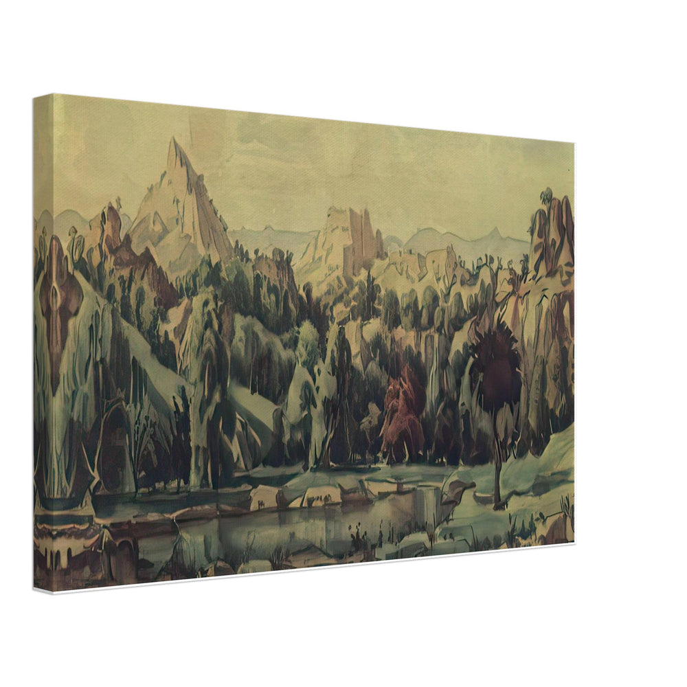 Landscape by Konstantin Bogaevsky, canvas