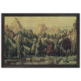 Landscape by Konstantin Bogaevsky, framed poster, view 2