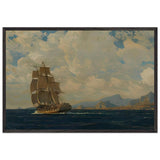 Landscape by Michael Zeno Diemer, framed poster