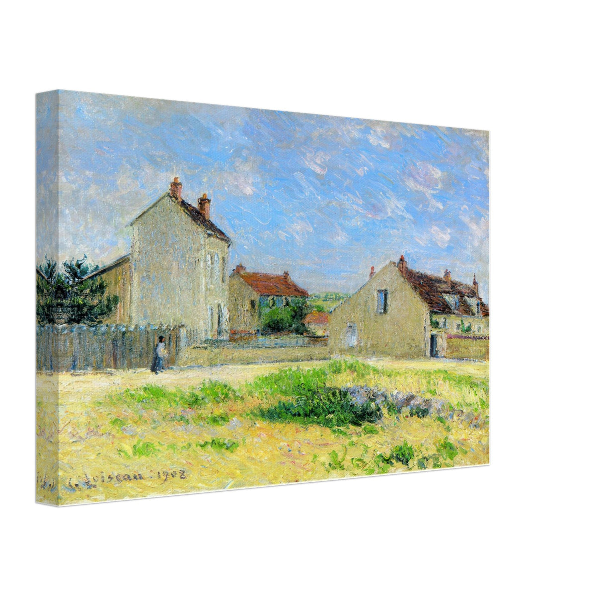 Landscape, near Auxerre by Gustave Loiseau, canvas, view 2