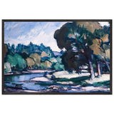 Landscape near Calvine by Samuel Peploe, framed poster