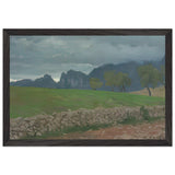 Landscape near Rocca di Mezzo by Edward Okuń, framed poster, view 2