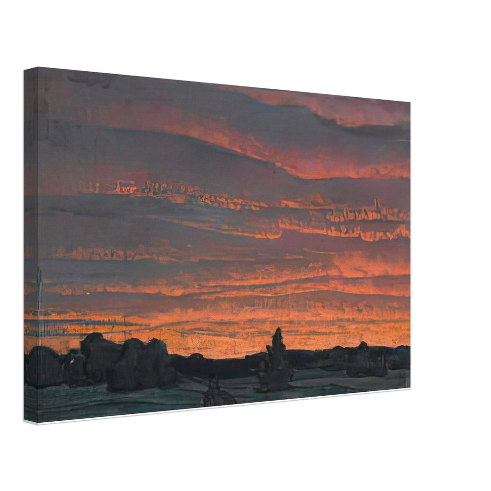 Landscape by Nicholas Roerich, canvas