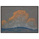 Landscape by Nicholas Roerich, framed poster, view 3