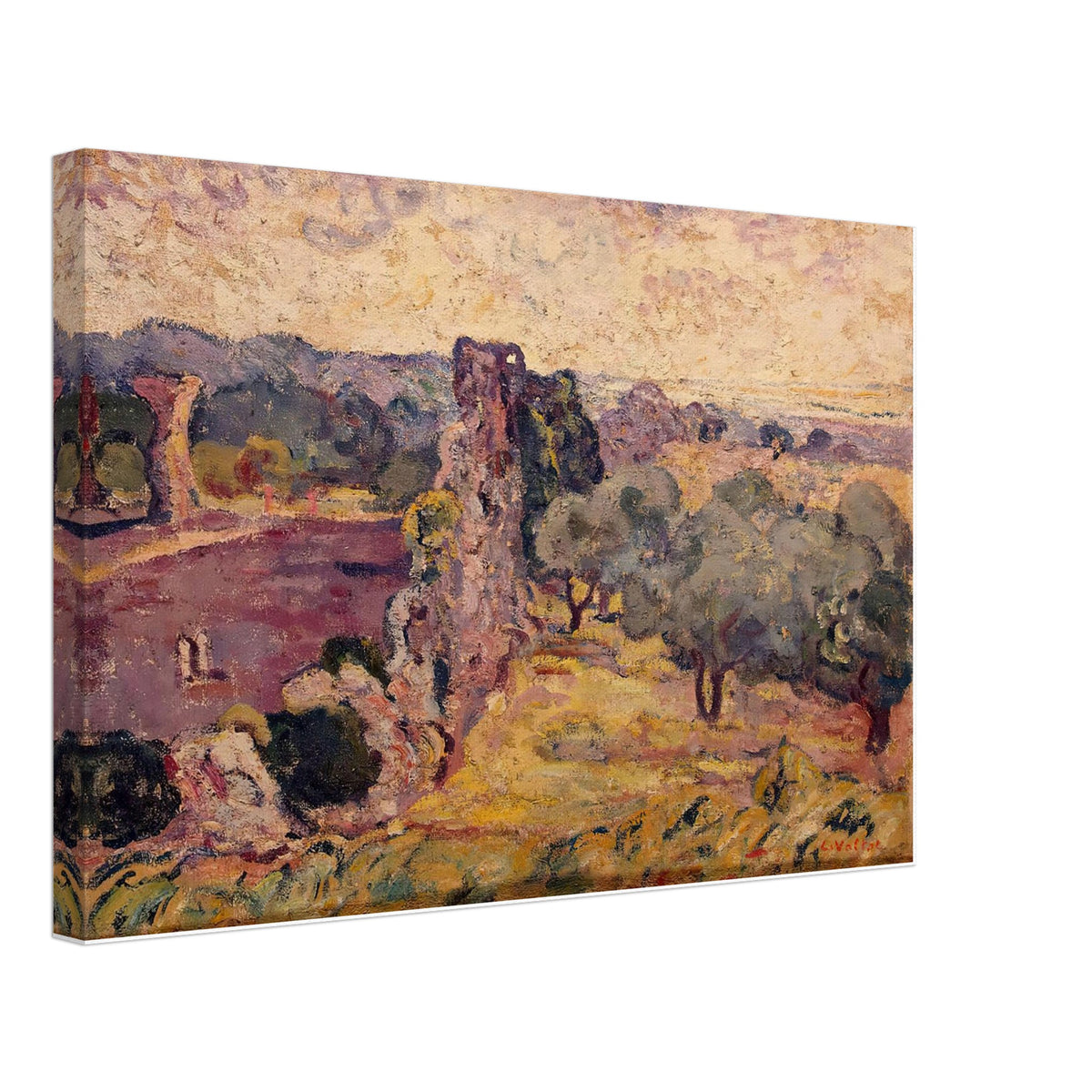 Landscape of the South of France by Louis Valtat, canvas
