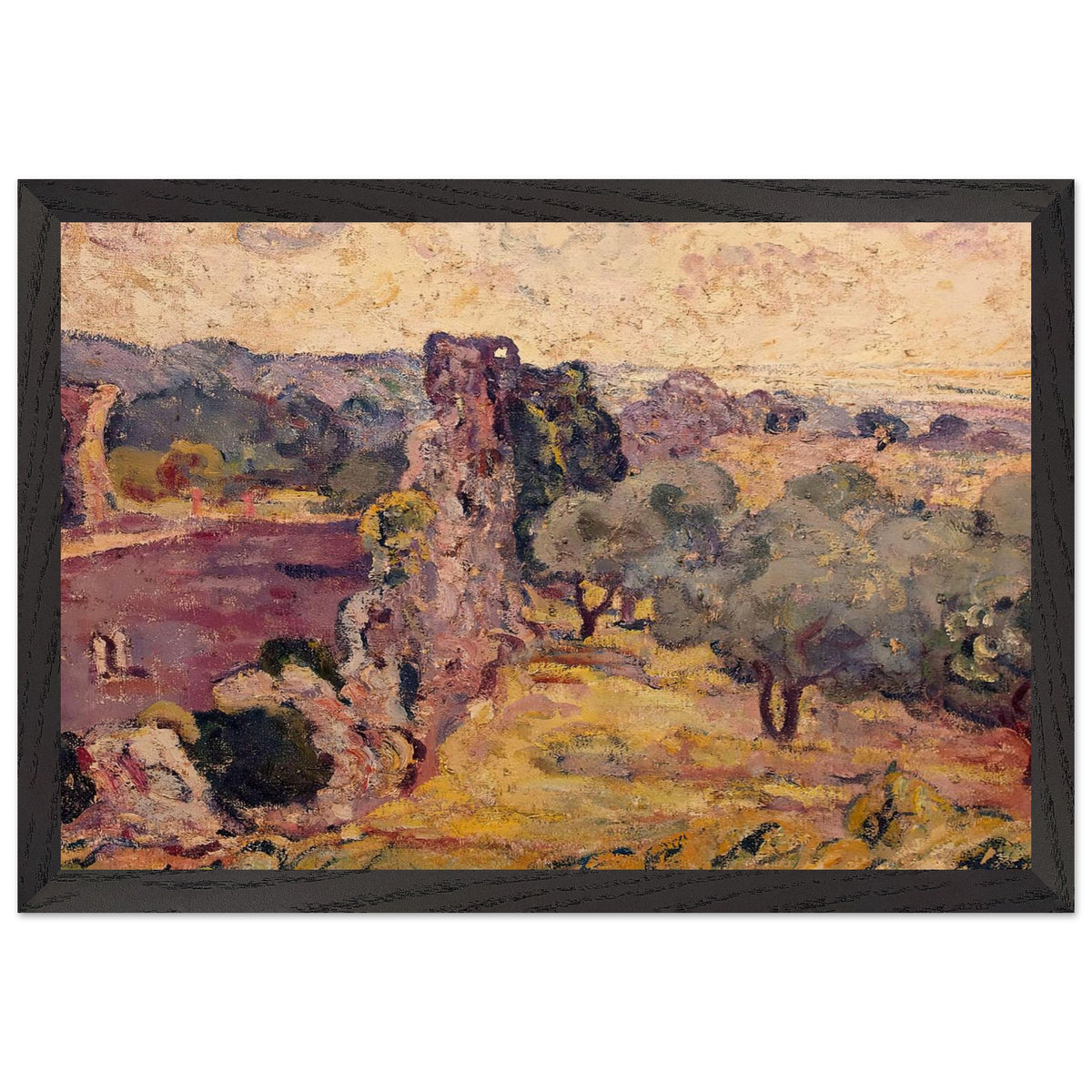 Landscape of the South of France by Louis Valtat, framed poster, view 2