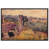 Landscape of the South of France by Louis Valtat, framed poster