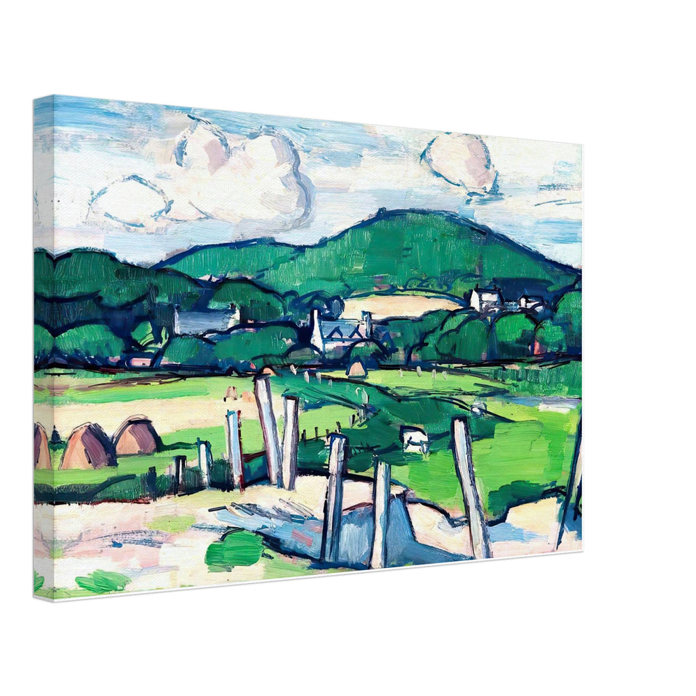 Landscape by Samuel Peploe, canvas