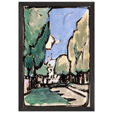Landscape by Samuel Peploe, framed poster, view 2
