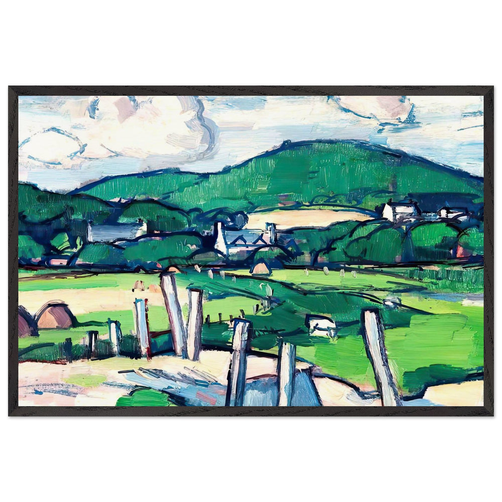 Landscape by Samuel Peploe, framed poster