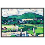 Landscape by Samuel Peploe, framed poster