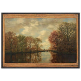 Landscape Scene with a Windmill by Arnold Marc Gorter, framed poster, view 3