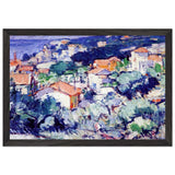 Landscape, South of France by Samuel Peploe, framed poster, view 2