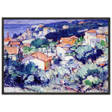 Landscape, South of France by Samuel Peploe, framed poster, view 3