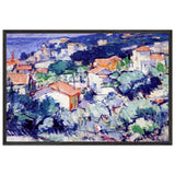Landscape, South of France by Samuel Peploe, framed poster
