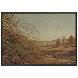 Landscape Vanderhovensdrif, Apies River, Pretoria by Pieter Wenning, framed poster, view 3