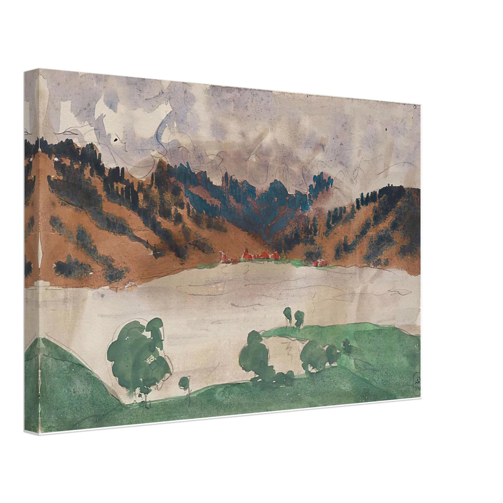 Landscape with a River by Anna Ostroumova-Lebedeva, canvas