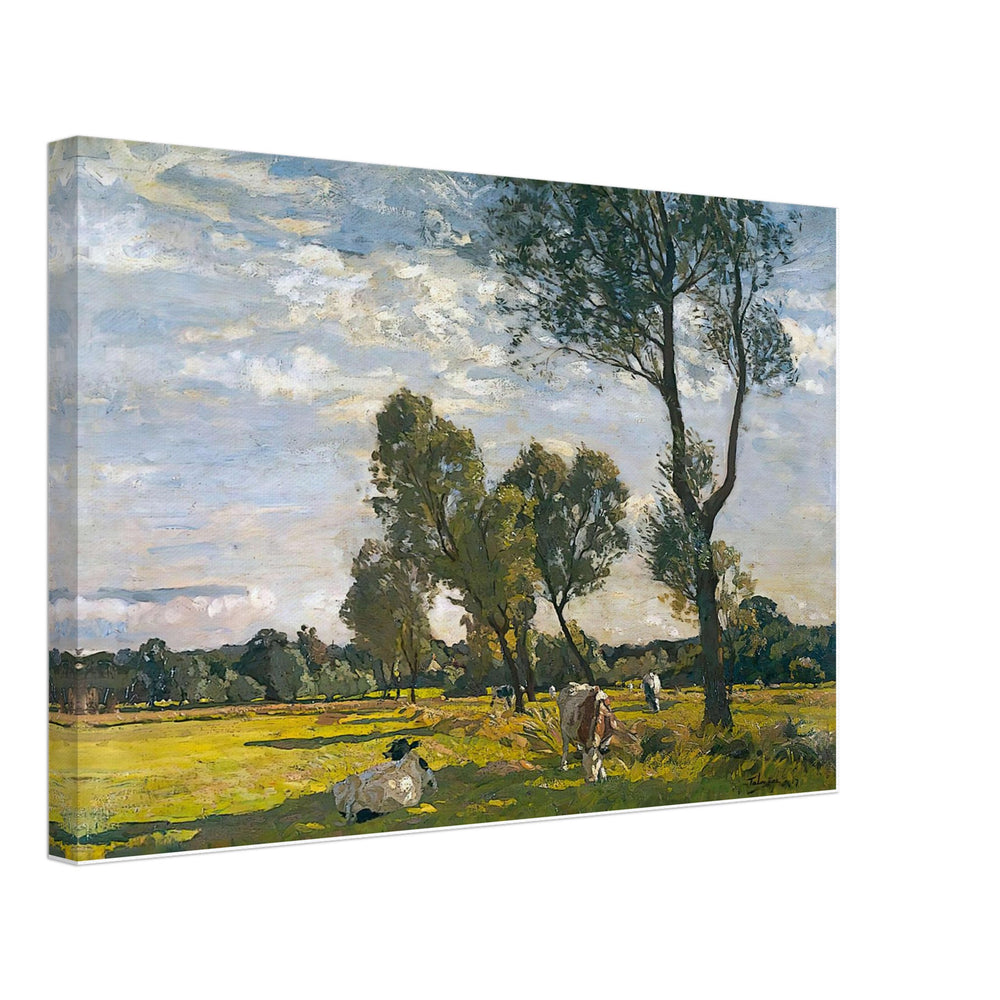 Landscape with Cattle by Algernon Talmage, canvas