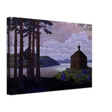Landscape with Chapel by Nicholas Roerich, canvas, view 2