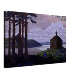 Landscape with Chapel by Nicholas Roerich, canvas