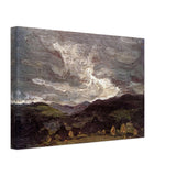 Landscape with Haystacks by Samuel Peploe, canvas, view 2