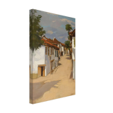 Landscape with Houses at Balcic by Constantin Artachino, canvas, view 2