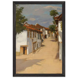 Landscape with Houses at Balcic by Constantin Artachino, framed poster, view 2