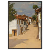 Landscape with Houses at Balcic by Constantin Artachino, framed poster, view 3