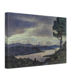 Landscape with Lake and Tree on the Shore by Nicholas Roerich, canvas, view 2