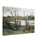 Landscape with Lake by Theodor Pallady, canvas, view 2