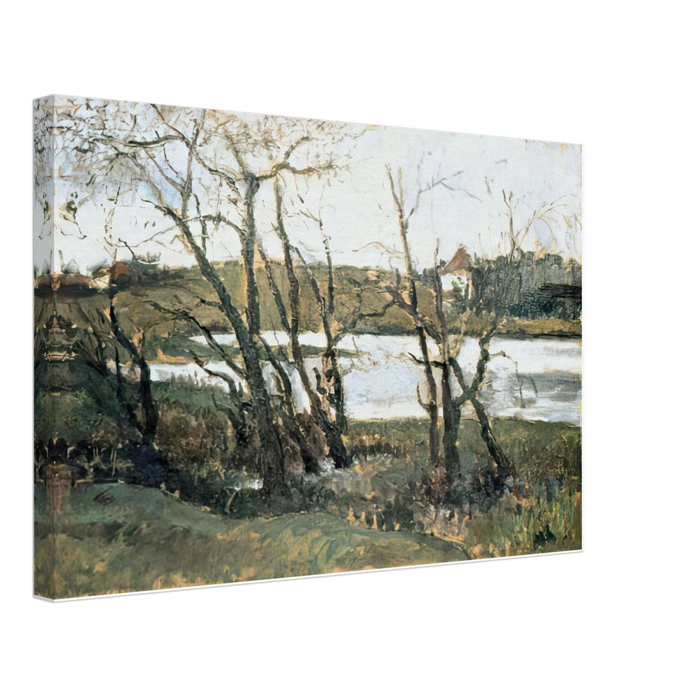 Landscape with Lake by Theodor Pallady, canvas