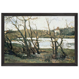 Landscape with Lake by Theodor Pallady, framed poster, view 2