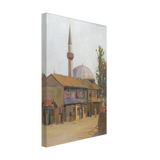 Landscape with Mosque by Constantin Artachino, canvas, view 2