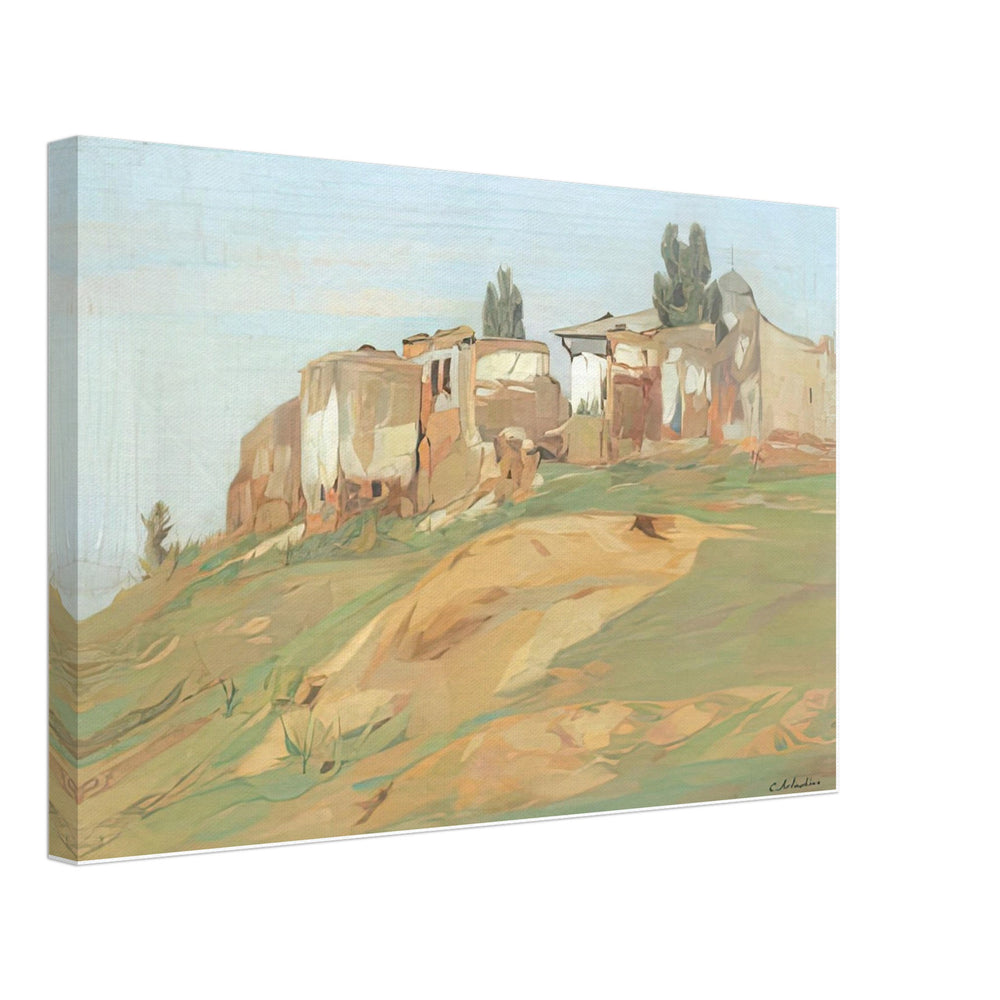 Landscape with Ruins by Constantin Artachino, canvas