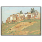 Landscape with Ruins by Constantin Artachino, framed poster, view 3