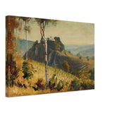 Landscape with Stronghold by Stefan Popescu, canvas