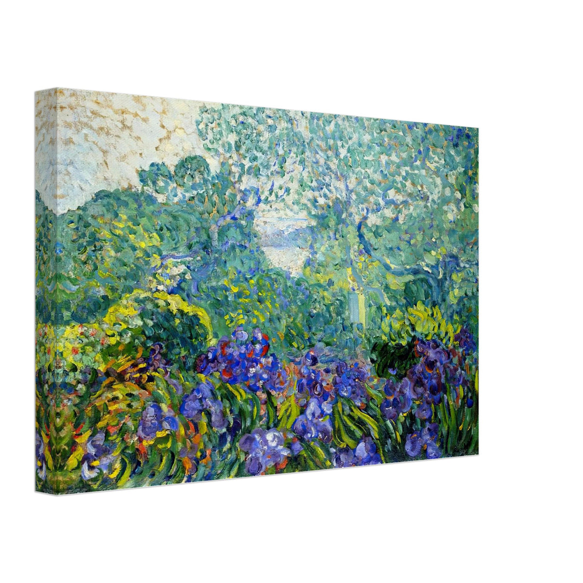 Landscape with Violet Irises by Louis Valtat, canvas, view 2