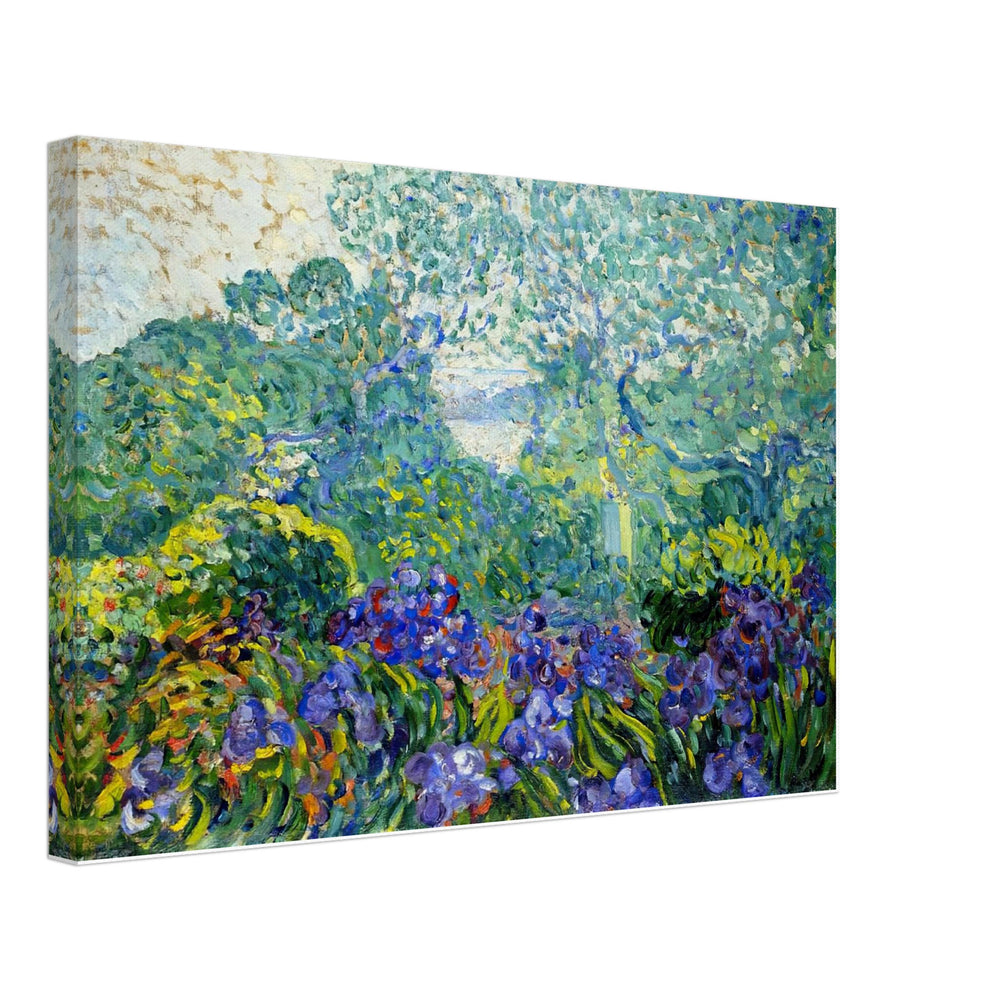 Landscape with Violet Irises by Louis Valtat, canvas