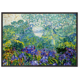 Landscape with Violet Irises by Louis Valtat, framed poster, view 3