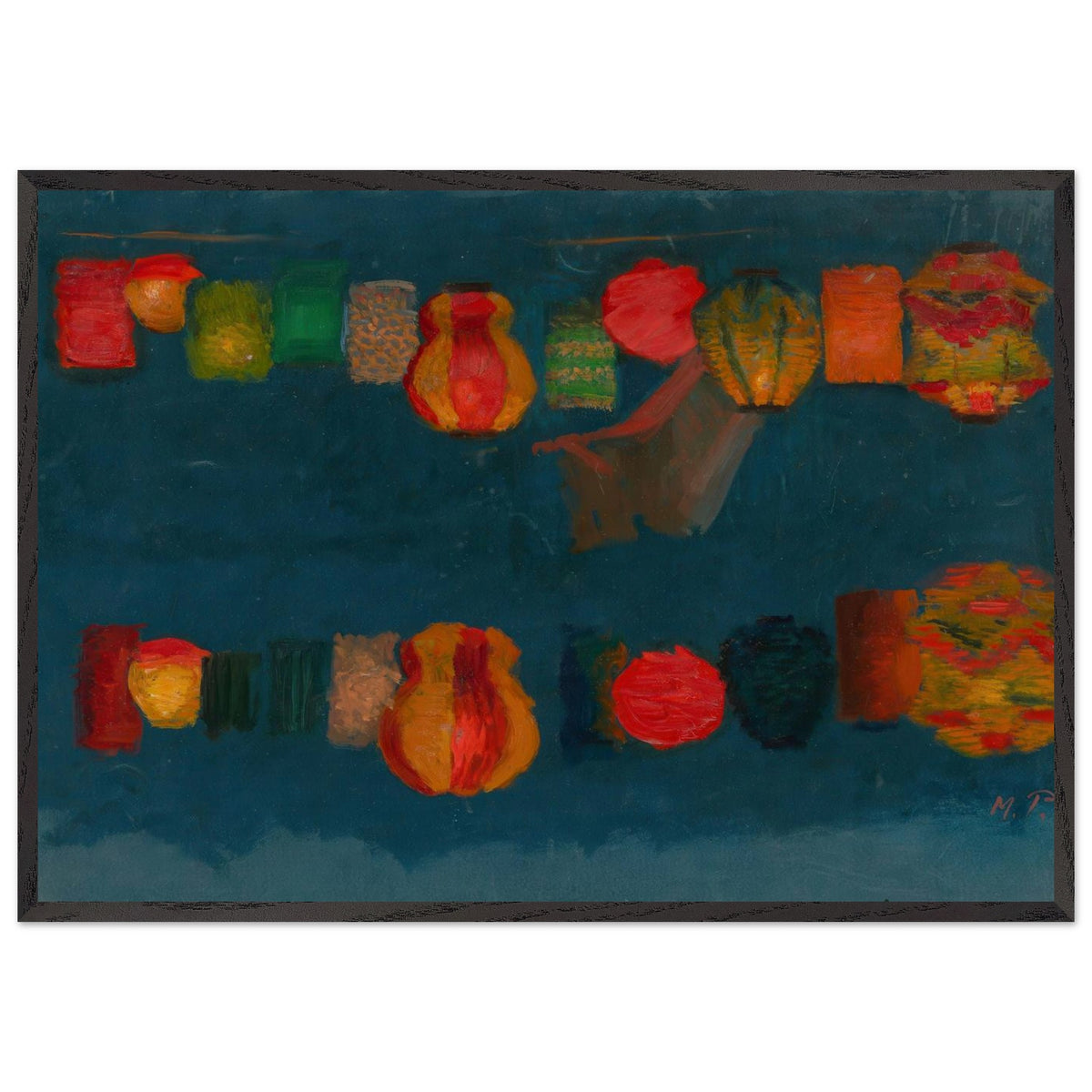 Lantern studies by Max Pietschmann, framed poster, view 3