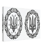 Large and Small State Emblems of the Ukrainian People Republic by Vasyl Hryhorovych Krychevsky, canvas